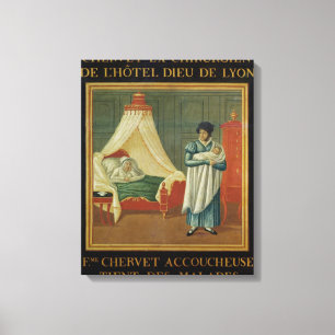 Toile Signe annonçant les services d'une sage-femme