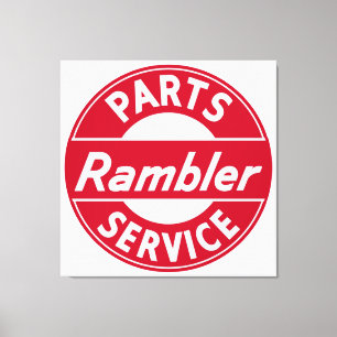 Toile Signe de pièces et de service de randonneur