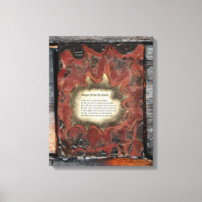Toile Signes De La Terre (Recto)