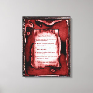Toile Signes Des Enfants