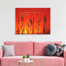 Silhouette de coucher du soleil inspirée