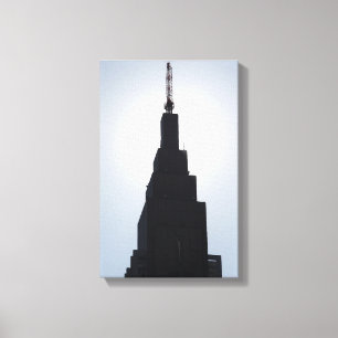 Toile Silhouette de gratte-ciel Shinjuku, Tokyo, Japon