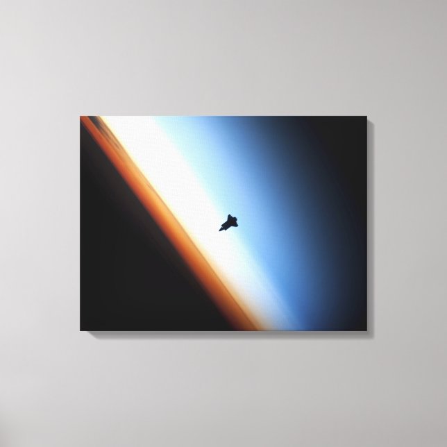 Toile Silhouette de la navette spatiale Endeavor (Recto)