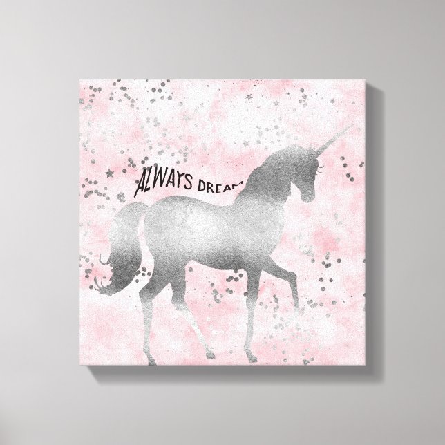 Toile Silver Dream Unicorn (Recto)