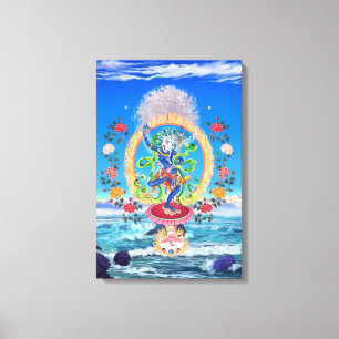 Toile Simhamukha, Dakini de la sagesse en tête de lion