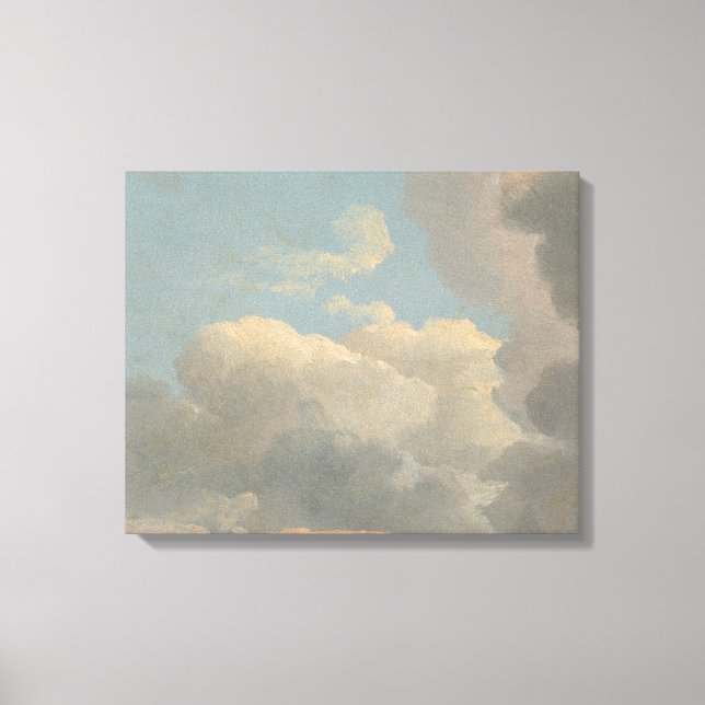 Toile Simon Denis - Étude sur le nuage (début de soirée) (Recto)