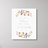 Simplement Joli Welcome Enveloppé Canvas Signal