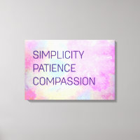Simplicité Patience Compassion Inspiration