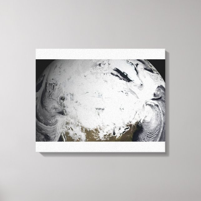 Toile Simulation de nuage d'une seule journée 2 (Recto)