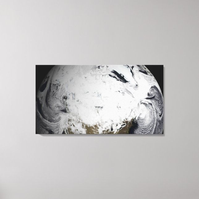 Toile Simulation de nuage d'une seule journée 2 (Recto)