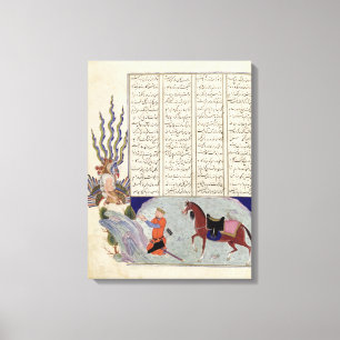 Toile Simurgh offre Zal, le père de Roustem