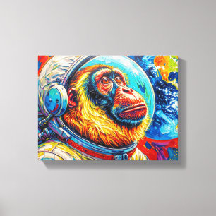TOILE SINGE DANS L'ESPACE 12