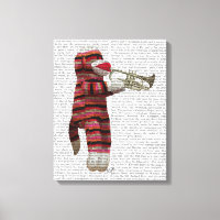 Singe-Sock Jouer Trumpet