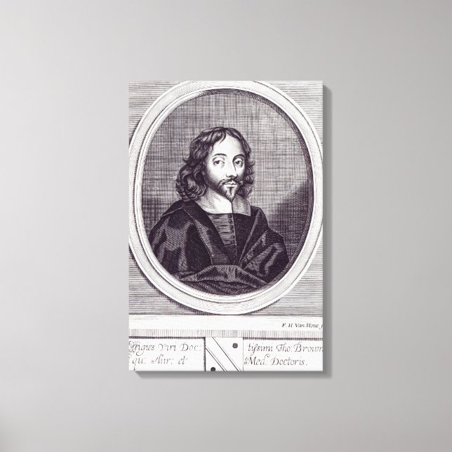 Toile Sir Thomas Browne, gravé par Frederick (Recto)