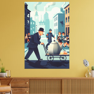 Toile Sir Winston Churchill Cool