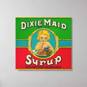 Toile Sirop LabelCairo, GA de domestique de Dixie