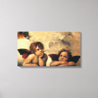 Sistine Madonna Angels par Raphael Sanzio
