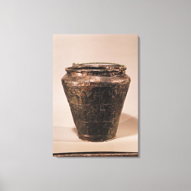 Toile Situer avec trois bandes décoratives repousse (Recto)