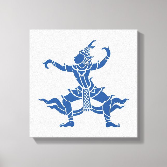 Toile SIX Danseuse thaïlandaise ⚠ Thaïlande ⚠ (Recto)