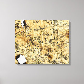 Toile Sixième carte du royaume oublié