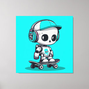 Toile Skate SkullBot