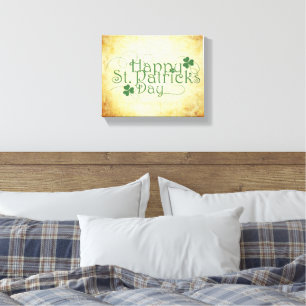 Toile SlipperyJoe's Happy St. Patrick's Day holiday Iris