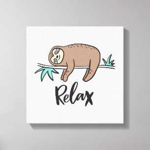 Toile Sloth Dit Relax
