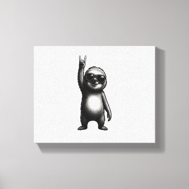 Toile Sloth Rocking Dance (Recto)
