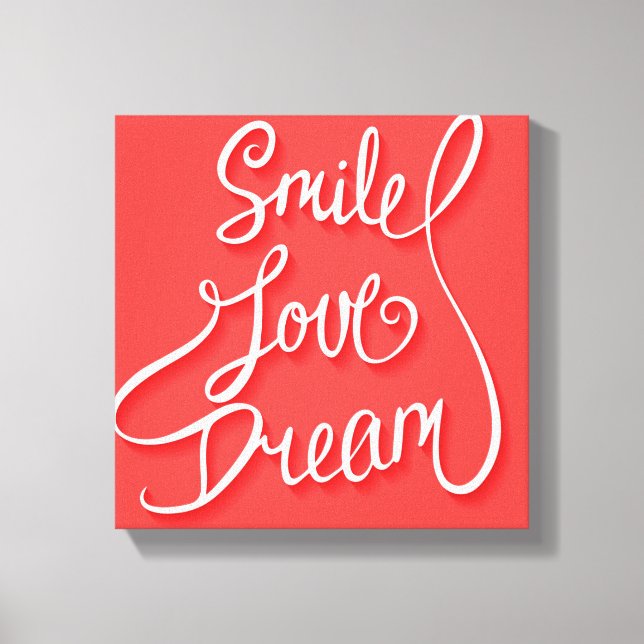 Toile Smile Love Dream (Recto)
