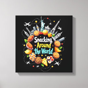 Toile Snacking Autour Du Monde Fast Food Travel Travele