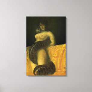 Toile SnakeGrl Stretched Canvas Wall Art 16x24