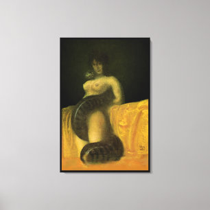Toile SnakeGrl Stretched Canvas Wall Art 24x36 (ÉPAISSEU