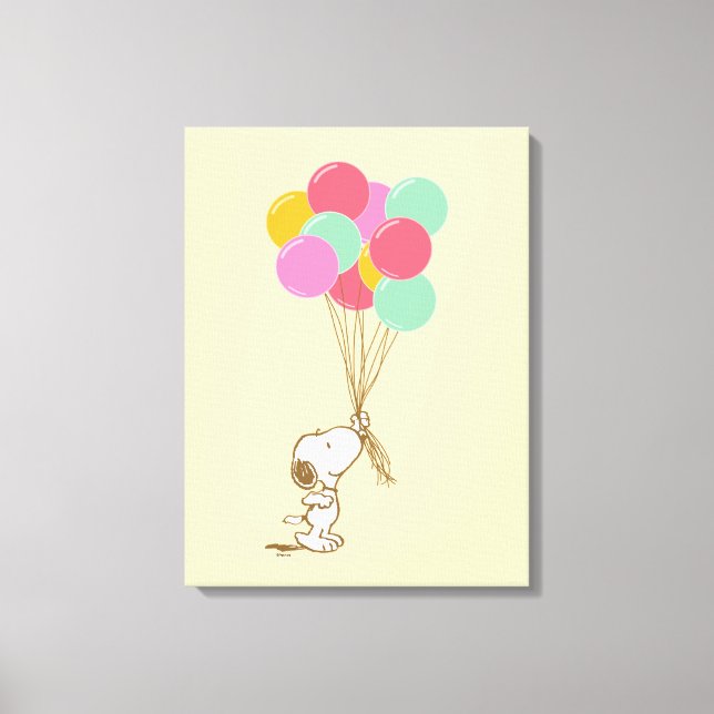 Toile Snoopy et ballons (Recto)