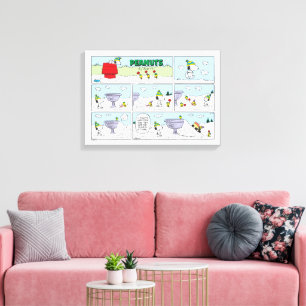 Toile Snoopy et l'équipage Zamboni