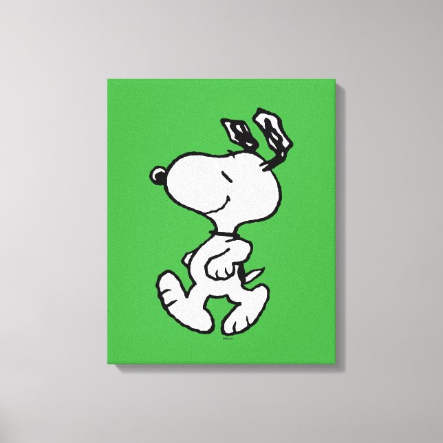 Toile Snoopy So Sweet Flower Motif (Recto)