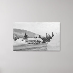 Toile Snoqualmie, WA - photographie de région de ski