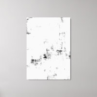 'Snowfall' Art Abstrait noir et blanc