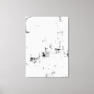 Toile 'Snowfall' Art Abstrait noir et blanc