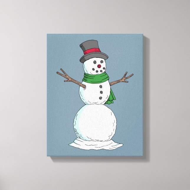 Toile Snowman (Recto)