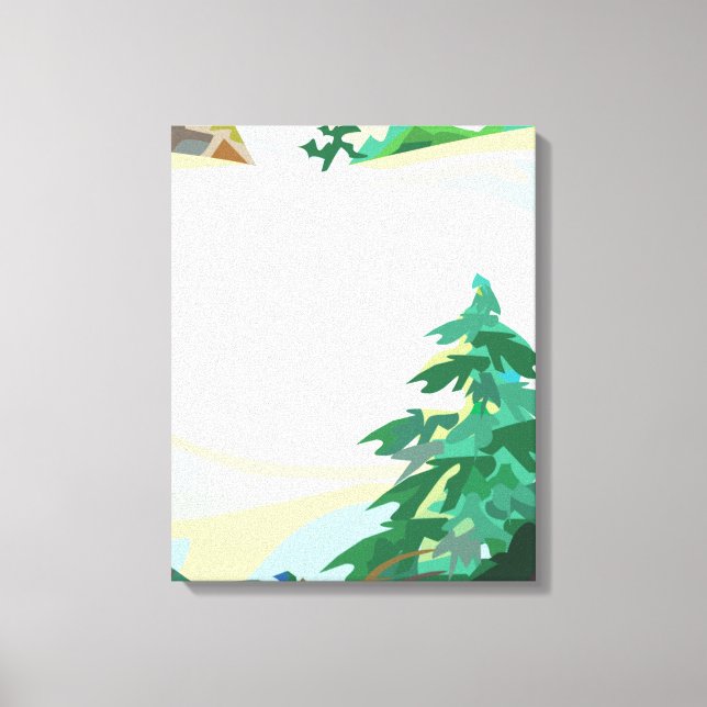 Toile Snowy Hill (Recto)