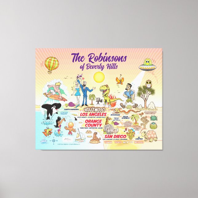 Toile SoCal personnalisé (Recto)