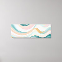 Soft Pastel Abstrait Wall Art