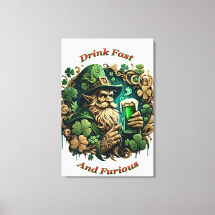 Toile Soirée enchantée de Ale A Leprechauns Toast 24x36