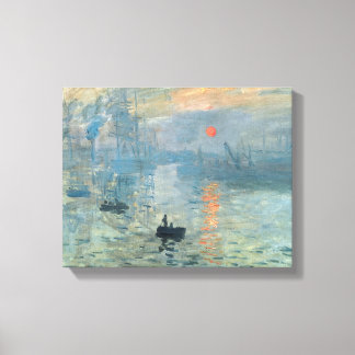 Toile Soleil de l'impression Claude Monet