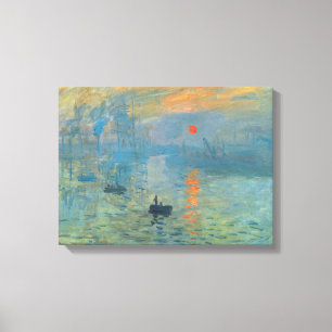 Toile Soleil de l'impression Claude Monet