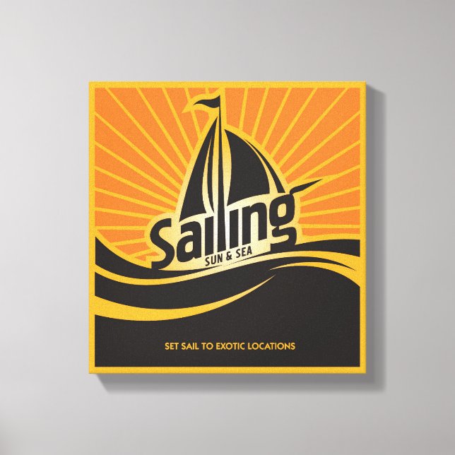 Toile Soleil Et Mer (Recto)