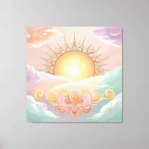 Toile Soleil levant