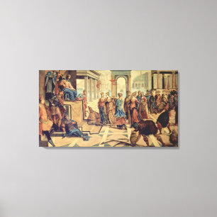 Toile Solomon et la reine de Sheba