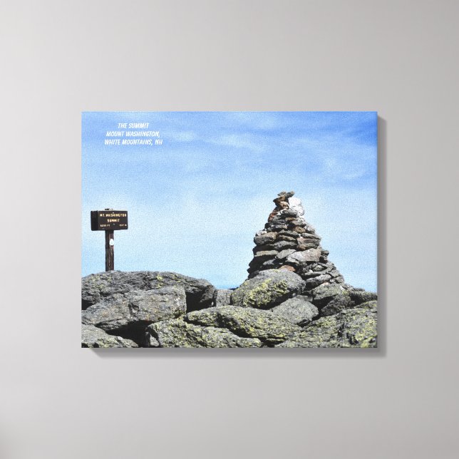 Toile Sommet, Mont Washington 1 (Recto)