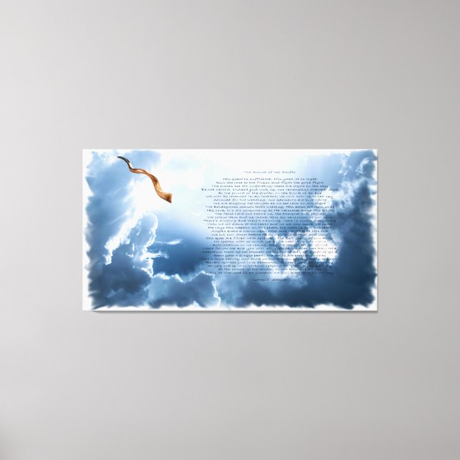 Toile Son de l'impression Shofar-Canvas (Recto)